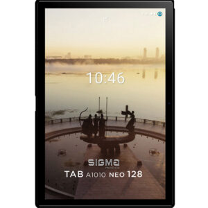  5 - Планшет Sigma mobile Tab A1010 Neo 4/128GB 4G Dual Sim Black+чехол-книжка; 10.1 (1920x1200) IPS/Unisoc Tiger T610/ОЗП 4ГБ/128ГБ вбудованою + microSD до 128ГБ/камера 8Мп + 5Мп/4G (LTE)/Wi-Fi, Bluetooth/GPS, A-GPS, BeiDou, Galileo/ОС Android 12/244 х 162 х 