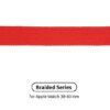 Ремінець Armorstandart Braided Solo Loop для Apple Watch 38mm/40mm/41mm Red Size 2 (120 mm) (ARM58069)