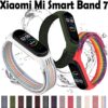 Ремінець BeCover Nylon Style для Xiaomi Mi Smart Band 7 Red-Rainbow (707669)