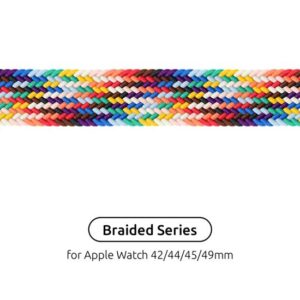  2 - Ремінець Armorstandart Braided Solo Loop для Apple Watch 42mm/44mm/45mm/49mm Pride Edit Size 10 (172 mm) (ARM64936)