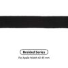 Ремінець Armorstandart Braided Solo Loop для Apple Watch 42mm/44mm/45mm/49mm Charcoal Size 10 (172 mm) (ARM58074)