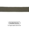 Ремінець Armorstandart Braided Solo Loop для Apple Watch 38mm/40mm/41mm Inverness Green Size 2 (120 mm) (ARM58063)