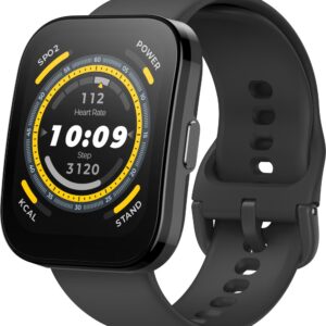  2 - Смарт-годинник Xiaomi Amazfit Bip 5 Soft Black; 1.91" (320х380) TFT сенсорний / Bluetooth 5.2 / 45.94 x 38.09 x 11.2 мм, 26 г / IP68 / 300 мАч / чорний