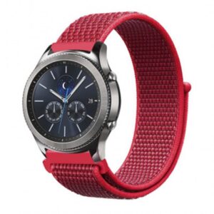  7 - Ремінець BeCover Nylon Style для Samsung Galaxy Watch 42mm/Watch Active/Active 2 40/44mm/Watch 3 41mm/Gear S2 Classic/Gear Sport Red (705822)