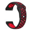 Ремінець BeCover Nike Style для Xiaomi Amazfit Bip/Bip Lite/Bip S Lite/GTR 42mm/GTS/TicWatch S2/TicWatch E Black-Red (705704)