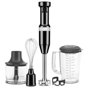  4 - Блендер KitchenAid 5KHBV83EOB занурювальний с аксесуарами чорний