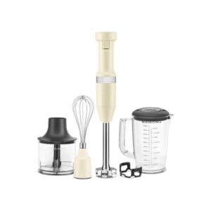  3 - Блендер KitchenAid 5KHBV83EAC занурювальний з аксесуарами кремовий