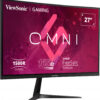 Монітор ViewSonic 27″ VX2718-2KPC-MHD; 2560х1440 (165 Гц), 1 мс, 250 кд/м2, 2xHDMI, DisplayPort, динаміки 2х2 Вт