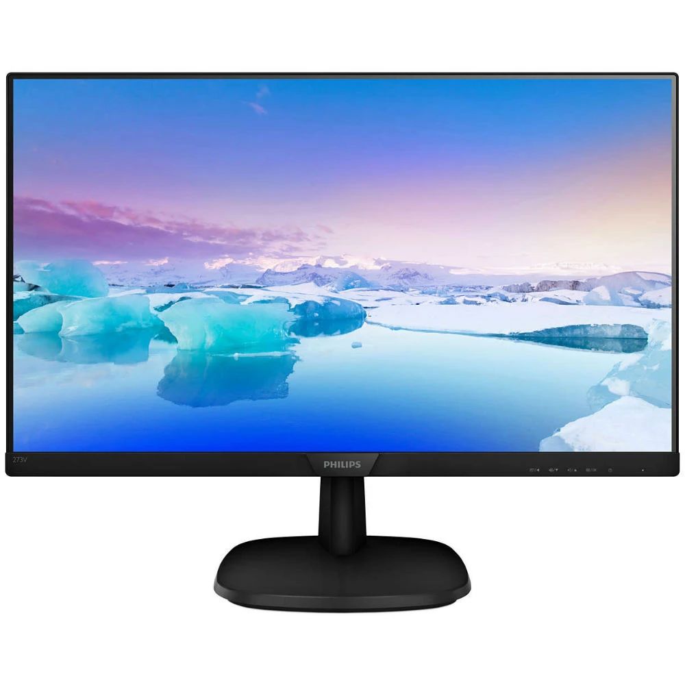  4 - Монітор Philips 27" 273V7QDSB/00 IPS Black; 1920x1080, 5 мс, 250 кд/м2, HDMI, DVI, D-Sub