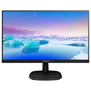  4 - Монітор Philips 23.8" 243V7QJABF/00 IPS Black; 1920x1080, 5 мс, 250 кд/м2, D-Sub, HDMI, DisplayPort, динаміки 2х2 Вт