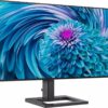 Монітор Philips 23.8″ 242E2FA/00 IPS Black; 1920×1080, 4 мс, 300 кд/м2, DisplayPort, HDMI, D-Sub, динаміки 2х3 Вт