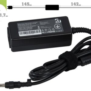  1 - Блок живлення 1StCharger для ноутбука Asus 9.5V 33W 3.5A 4.8х1.7мм + каб.жив. (AC1STAS33WD1)