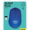 Мишка бездротова Logitech M330 Silent Plus Blue (910-004910)