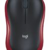 Мишка бездротова Logitech M185 Red (910-002240)