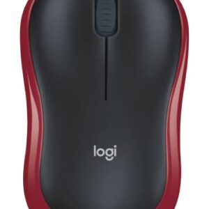  4 - Мишка бездротова Logitech M185 Red (910-002240)