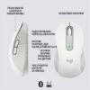 Мишка бездротова Logitech Signature M650 L LEFT Off-White (910-006240)