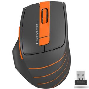  1 - Мишка бездротова A4Tech FG30 Black/Orange USB