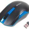 Мишка бездротова A4Tech G3-200N Black/Blue USB V-Track