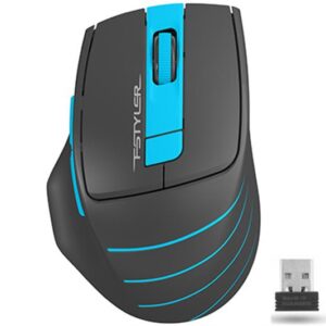  5 - Мишка бездротова A4Tech FG30 Black/Blue USB