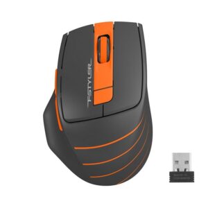  3 - Мишка бездротова A4Tech FG30S Orange/Black USB