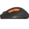 Мишка бездротова A4Tech FG30S Orange/Black USB