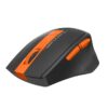 Мишка бездротова A4Tech FG30S Orange/Black USB