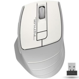  2 - Мишка бездротова A4Tech FG30 Grey/White USB