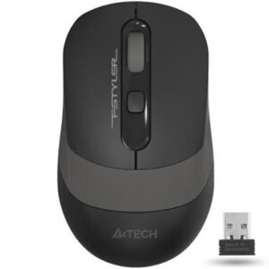  6 - Мишка бездротова A4Tech FG10 Black/Grey USB