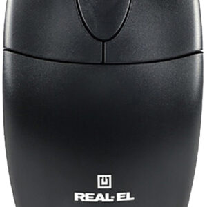  1 - Мишка REAL-EL RM-220 Black USB