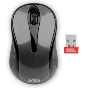  3 - Мишка бездротова A4Tech G3-280N Grey USB V-Track