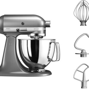  8 - Кухонна машина KitchenAid Artisan 4,8 л 5KSM125ECU з відкидним блоком сріблястий