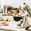 Кухонна машина KitchenAid Artisan 4,8 л 5KSM175PSEAC з відкидним блоком кремовий