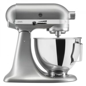  4 - Кухонна машина KitchenAid Artisan 4,3 л 5KSM95PSEMC з відкидним блоком колір хром