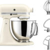 Кухонна машина KitchenAid Artisan 4,8 л 5KSM125EAC з відкидним блоком кремовий