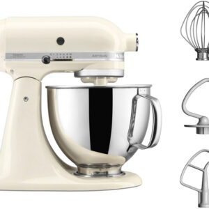  1 - Кухонна машина KitchenAid Artisan 4,8 л 5KSM125EAC з відкидним блоком кремовий