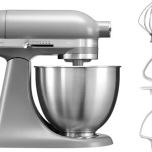  6 - Кухонна машина KitchenAid Artisan MINI 3,3 л 5KSM3311XEFG з відкидним блоком матовий сірий