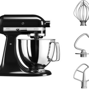  1 - Кухонна машина KitchenAid Artisan 4,8 л 5KSM125EOB з відкидним блоком чорний