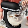 Кухонна машина KitchenAid Artisan 4,8 л 5KSM125EOB з відкидним блоком чорний