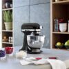 Кухонна машина KitchenAid Artisan 4,8 л 5KSM125EOB з відкидним блоком чорний