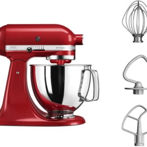  8 - Кухонна машина KitchenAid Artisan 4,8 л 5KSM125EER з відкидним блоком червоний