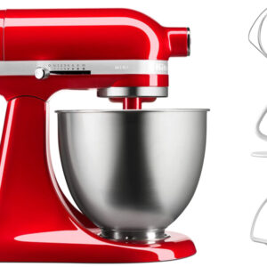  6 - Кухонна машина KitchenAid Artisan MINI 3,3 л 5KSM3311XECA з відкидним блоком карамельне яблуко