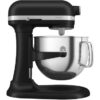 Кухонна машина KitchenAid Artisan 6,6 л 5KSM70SHXEBM з підйомною чашею, чорний матовий