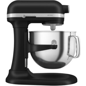  4 - Кухонна машина KitchenAid Artisan 6,6 л 5KSM70SHXEBM з підйомною чашею, чорний матовий