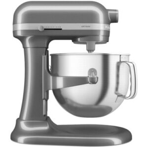  1 - Кухонна машина KitchenAid Artisan 6,6 л 5KSM70SHXEMS з підйомною чашею, колір срібний медальон