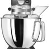 Кухонна машина KitchenAid Artisan 4,8 л 5KSM175PSEMS з відкидним блоком срібний медальйон