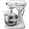 Кухонна машина KitchenAid Heavy Duty 4,8 л 5KPM5EWH з відкидним блоком білий