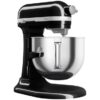 Кухонна машина KitchenAid Artisan 6,6 л 5KSM70SHXEOB з підйомною чашею, чорний