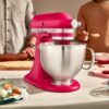 Кухонна машина KitchenAid Artisan 4,8 л 5KSM195PSEHI з відкидним блоком, колір гібіскус