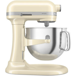  8 - Кухонна машина KitchenAid Artisan 6,6 л 5KSM70SHXEAC з підйомною чашею, кремовий