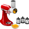 Насадка-овочерізка KitchenAid 5KSMVSA з трьома барабанами біла